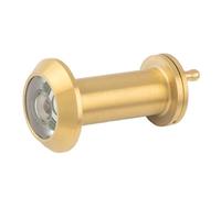 Kooples Hardware Door Viewer 180 Degree Crystal Lens Wide Angle Peephole Security Eye for Front Door (Satin PVD)
