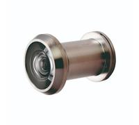 Kooples Hardware Door Viewer 200 Degree Crystal Lens Satin Stainless Steel Wide Angle Peephole for Front Entry