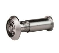 Kooples Hardware Door Viewer Plastic Lens Wide Angle Peephole for Front Entry Security (Satin Chrome)