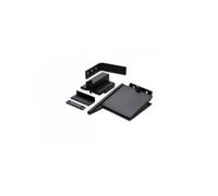 Kooples Hardware Double Rebated Door Selector - Size 3-6 with 102mm Arm & Standard Rebate Catch, Fire Door Compliant, Heavy Duty Safety Control (Black)