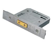 Kooples Hardware Easi-T 5 Lever Deadlock - Mortice Lock for Wooden Doors - High Security Door Lock with Keys (Satin Stainless Steel, 64mm)