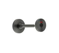KOOPLES HARDWARE Easy Turn Release with Indicator PVD Gun Metal Privacy Lock Bathroom Toilet Door Fitting - Durable Modern Finish