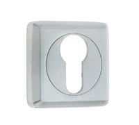 Kooples Hardware Euro Profile Escutcheons 50mm Square Rose Cylinder Lock Cover Plate (50x11mm)