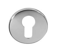 Kooples Hardware Euro Profile Escutcheons - Grade 304 Satin Stainless Steel Cylinder Lock Covers (Satin Stainless Steel, 52x5mm)