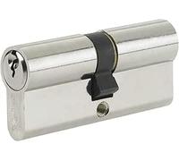 Kooples Hardware Euro Profile Single Cylinder Door Lock Keyed One Side (Euro Profile Double Cylinder, Satin Nickel, 60mm)