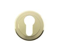 Kooples Hardware Euro/Standard Profile Escutcheon - Keyhole Cover for Cylinder & Mortice Locks (PVD, Euro Profile)