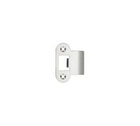 Kooples Hardware Extended Radius Strike Plate for ZTLKA & ZTLA Tubular Latches - No Screws or Box