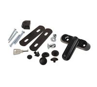 Kooples Hardware Fab&Fix Sash Jammer Kit High Security Window and Door Restrictor for uPVC Frames (Brown)