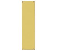 Kooples Hardware Finger Plate Flat Sheet Polished Brass Door Protection Plate for Commercial and Heritage Interiors