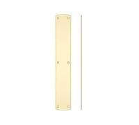 Kooples Hardware Finger Plate - Internal Door Push Plate - Durable Metal Backplate for Timber or Composite Doors