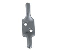 KOOPLES HARDWARE Galvanised Cleat Hook Heavy Duty Cord Cleat for Blind, Curtain, Washing Line, Boat Rope, Cleat Hook for Cord & Rope Management (100mm)