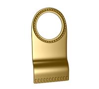 Kooples Hardware Georgian Cylinder Pull Polished Brass Finish, Front Door Lock Cover & Handle Grip - Traditional Style Cylinder Pull for Euro Profile Locks
