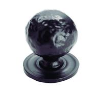 KOOPLES HARDWARE Hammered Ball Knob Antique Black Cabinet Knob for Kitchen Drawer Cupboard Wardrobe