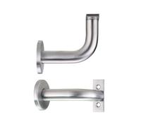 Kooples Hardware Handrail Bracket Concealed Fix - 3 Inch Stainless Steel Support - SSS Finish for Wall-Mounted Railings (Satin Stainless)