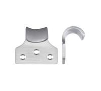 Kooples Hardware Heavy Duty Sash Lift - Reinforced Window Handle for Timber Sash Windows - Traditional Style (Satin Chrome)