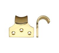 Kooples Hardware Heavy Duty Sash Lift - Reinforced Window Handle for Timber Sash Windows - Traditional Style (Polished Brass)