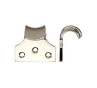 Kooples Hardware Heavy Duty Sash Lift - Reinforced Window Handle for Timber Sash Windows - Traditional Style (PVD Nickel)