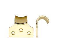 Kooples Hardware Heavy Duty Sash Lift - Reinforced Window Handle for Timber Sash Windows - Traditional Style (Brass Finish/Anti Tarnish)
