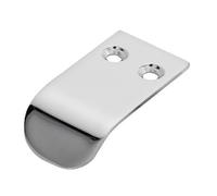 KOOPLES HARDWARE Hidden Finger Pull Minimalist Edge Pull Handle for Cabinets, Drawers & Sliding Doors (Polished Chrome, 25mm)