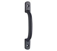 KOOPLES HARDWARE Hotbed Handle, Black Traditional Cast Iron Pull Handle for Gates, Barns and Shed Doors 130mm