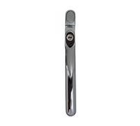 Kooples Hardware Inline Locking Window Handle of Different Sizes - Secure Key Lock - Universal Fit - Fixings Included (Hardex Chrome, 35mm)