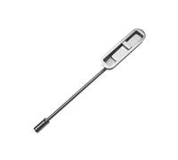 Kooples Hardware Integral Slide Action Flush Bolt 250mm - Recessed Door Bolt for French & Double Doors - Slim Edge Slide Lock - Satin or Polished Finish - Fixings Included