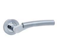 Kooples Hardware Jedo Dual Range Arkus Door Handles (Polished Chrome/Satin Chrome)