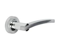 Kooples Hardware Jedo Dual Range Modena Door Handles (Polished Chrome/Satin Chrome)