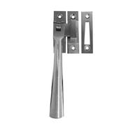 Kooples Hardware Julietta Casement Fasteners Traditional Wedge Window Latch Classic Handle for Timber Casement Windows with Screws (Satin Chrome)