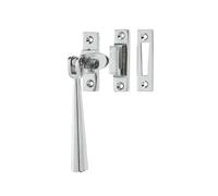 Kooples Hardware Julietta Casement Fasteners Traditional Wedge Window Latch Classic Handle for Timber Casement Windows with Screws (Polished Chrome)