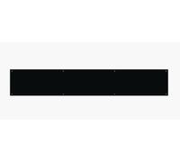 Kooples Hardware Kick Plate Square Profile - Multiple Sizes 150mm x 1.2mm - Powder Coat Black Finish BK - Door Protector with Fixings (800 x 150 x 1.2 mm)