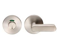 KOOPLES HARDWARE Large WC Thumbturn & Release Bathroom Door Indicator Lock with Emergency Access Heavy-Duty Privacy Bolt for Toilet, Washroom & Shower