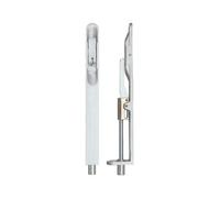 Kooples Hardware Lever Action Flush Bolt 20 x 200mm - Radius Forends - Recessed Door Bolt for Double & French Doors - Slim Profile Design - Satin or Polished Finish - Fixings Included