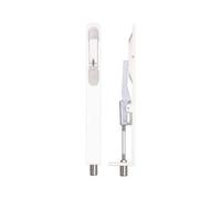 Kooples Hardware Lever Action Flush Bolt 20 x 200mm Radius - Recessed Bolt for Double Doors & French Doors - Rounded Forend - Satin or Polished Finish - Fixings Included (Powder Coat White)