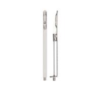 Kooples Hardware Lever Action Flush Bolt 20 x 305mm Radius - Extra Long Recessed Bolt for Double & French Doors - Rounded Forend - Satin or Polished Finish - Fixings Included