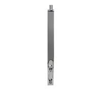 Kooples Hardware Lever Action Flush Bolts Brushed Steel Concealed Security Bolt for Wooden and Double Doors (Polished Chrome, 254mm x 20mm)