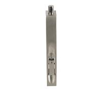 Kooples Hardware Lever Action Flush Bolts Brushed Steel Concealed Security Bolt for Wooden and Double Doors (Satin Nickel, 152mm x 20mm)