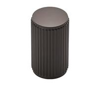 KOOPLES HARDWARE Lines Knob Cabinet Knob in Matt Black, Satin Brass, Antique or Polished (Matt Black)
