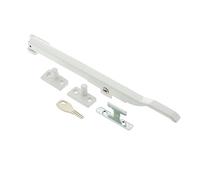 Kooples Hardware Locking Casement Window Stay - Modern Polished Chrome Stay Arm for Stylish Window Vent Stay - Easy Fit Traditional & Contemporary Design (Polished Chrome, 255mm)