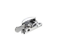 Kooples Hardware Locking Fitch Fastener with Key Sash Window Security Latch for Timber Windows - Traditional Design (Polished Chrome)
