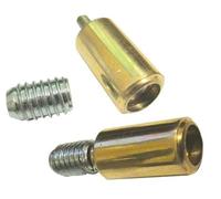 Kooples Hardware Locking Sash Stop Secure Sash Window Restrictor with Key - Traditional Lock for Timber Windows (Polished Brass)