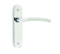 KOOPLES HARDWARE Lorenzo Kontrax Suite Lever on Plate - Classic Door Handle Set for Internal Doors - Durable, Lightweight & Easy to Install (Latchplate)