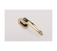 KOOPLES HARDWARE Maxim Tilt Safe Tilt and Turn Window Handle - Child Safe Locking Handle with Key - Fits uPVC & Timber Tilt & Turn Windows - Durable, Secure & Easy to Fit (PVD Gold, 40mm)