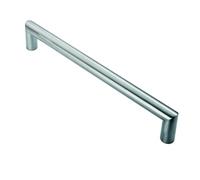 KOOPLES HARDWARE Mitred Pull Handles - Solid Metal Square End Door Handles - Modern T-Bar Style for Gates, Cabinets - Indoor & Outdoor Use - Fixings Included (30mm Dia., 450mm Centres)