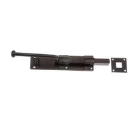 Kooples Hardware Monkey Tail Door Bolt - Traditional Surface Mounted Wrought Iron Door and Gate Security Bolt Fixings Included (457mm)