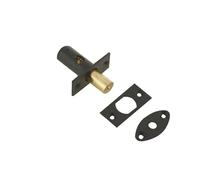 Kooples Hardware Mortice Rackbolt 36mm - Concealed Security Bolt for Doors & Windows - Internal Privacy or Secondary Lock with Square Forend & Fixings (Black)