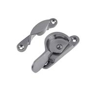 Kooples Hardware Narrow Fitch Fasteners Slimline Sash Window Lock Catch for Timber Frames - Classic Style Window Fastener (Dark Bronze)