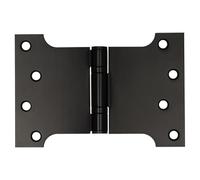 Kooples Hardware Parliament Hinges Ball Bearing Stainless Steel - Wide Throw Door Hinge for Internal & External Use (Black, 102x152x3mm)