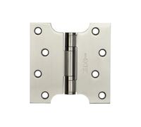 Kooples Hardware Parliament Hinges Ball Bearing Stainless Steel - Wide Throw Door Hinge for Internal & External Use (Satin Stainless Steel, 102x102x3mm)