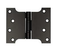 Kooples Hardware Parliament Hinges Ball Bearing Stainless Steel - Wide Throw Door Hinge for Internal & External Use (Black, 102x127x3mm)